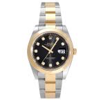 ロレックス ROLEX デイトジャスト 41 126303G ブライトブラック/10PD文字盤 新品 腕時計 メンズ