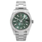 ロレックス ROLEX スカイドゥエラー 336934 ミントグリーン/バー文字盤 新品 腕時計 メンズ