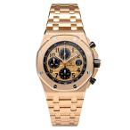 オーデマ・ピゲ AUDEMARS PIGUET ロイヤルオーク オフショア クロノグラフ 26470OR.OO.1000OR.01 ピンクゴールド/ブラック文字盤 中古 腕時計 メンズ