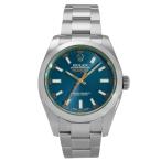 ロレックス ROLEX ミルガウス 116400GV Zブルー文字盤 中古 腕時計 メンズ