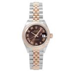 ロレックス ROLEX デイトジャスト 28 279171 チョコレート/ローマ文字盤 新品 腕時計 レディース