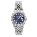 ロレックス ROLEX デイトジャスト 36 126284RBR ブライトブルー/10PD文字盤 新品 腕時計 メンズ