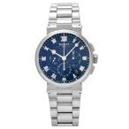 ブレゲ Breguet マリーン クロノグラフ 5527BB/Y2/BW0 ブルー/ローマ文字盤 中古 腕時計 メンズ