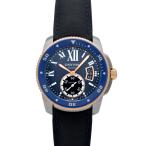 カルティエ Cartier カリブル ドゥ ダイバー W2CA0008 ブルー文字盤 中古 腕時計 メンズ