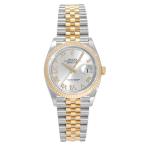 ロレックス ROLEX デイトジャスト 36 126233 シルバーローマ(VI・IXダイヤ)文字盤 新品 腕時計 メンズ