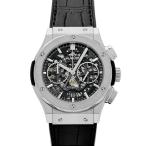 ウブロ HUBLOT クラシックフュージョン アエロフュージョン クロノグラフ チタニウム 525.NX.0170.LR ブラック文字盤 中古 腕時計 メンズ