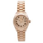 ロレックス ROLEX デイトジャスト 28 279175 ダイヤ/シルバー/ローマ文字盤 中古 腕時計 レディース