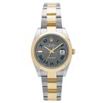 ロレックス ROLEX デイトジャスト 41 126303 スレート/グリーンローマ文字盤 中古 腕時計 メンズ