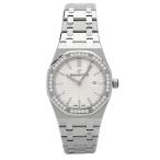 オーデマ・ピゲ AUDEMARS PIGUET ロイヤルオーク クォーツ 67651ST.ZZ.1261ST.01 シルバー文字盤 中古 腕時計 レディース