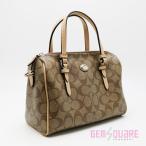 [ переговоры о снижении цены возможно ] Coach COACH signature Mini sa che ru сумка PVC парусина машина f б/у F54352[ ломбард . магазин ]