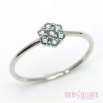 ショッピングPT 【値下げ交渉可】PT ブルーダイヤモンド リング 指輪 BD0.20 2.12g 16号 仕上げ済【質屋出店】