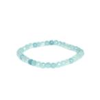  Power Stone натуральный камень браслет аквамарин cut 4-5mm четки ..Bracelet пробная цена 
