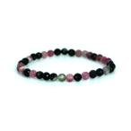  Power Stone натуральный камень браслет турмалин Mix cut 5mm четки ..Bracelet пробная цена 