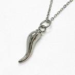 Yahoo! Yahoo!ショッピング(ヤフー ショッピング)ステンレス ネックレス 唐辛子 角 シルバー カラー