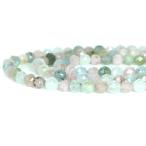 パワーストーン天然石ビーズＭＩＸベリルダイヤカット6mm1連販売