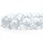 パワーストーン 天然石 ビーズ 水晶（クリスタル） カット 16mm 1連販売