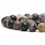 パワーストーン天然石ビーズトルマリンミックス丸玉10mm1連販売