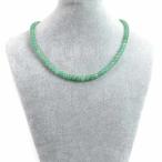 パワーストーン天然石シンプルストーンネックレスアベンチュリン丸玉6mm