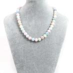 パワーストーン天然石シンプルストーンネックレスＭＩＸベリル丸玉10mm