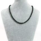 パワーストーン 天然石 シンプルストーンネックレス ブラッドストーン丸玉6mm
