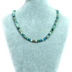 パワーストーン天然石シンプルストーンネックレスクリソコラ丸玉6ｍｍ