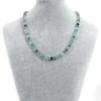 パワーストーン天然石シンプルストーンネックレスフローライト丸玉6mm