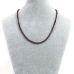 パワーストーン 天然石 シンプルストーンネックレス ガーネット丸玉4mm