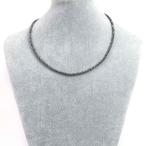 パワーストーン天然石シンプルストーンネックレスヘマタイトカット3mm