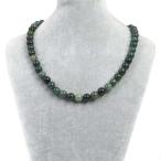 パワーストーン天然石シンプルストーンネックレスモスアゲート丸玉10mm