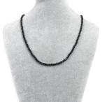 パワーストーン 天然石 シンプルストーンネックレス オニキスカット4mm