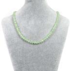 パワーストーン天然石シンプルストーンネックレスプレナイト丸玉6mm