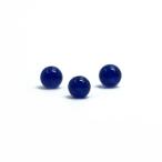 パワーストーン 天然石 ビーズ 1粒売り カラージェード(ネイビー・染め) 丸玉 6mm