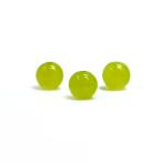 パワーストーン 天然石 ビーズ 1粒売り カラージェード(ライム・染め) 丸玉 6mm