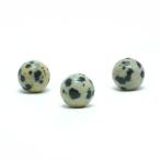 パワーストーン 天然石 ビーズ 1粒売り ダルメシアンジャスパー 丸玉 8〜9mm