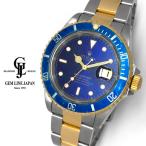 仕上済 ロレックス サブマリーナ 16613 S番 青サブ オールトリチウム YG/SS メンズ 自動巻 腕時計