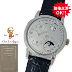 ランゲ＆ゾーネ A. LANGE &amp; SOHNE 109.025 Pt950 プラチナ無垢 ランゲ1 ムーンフェイズ ギャラ付 メンズ 手巻き 時計
