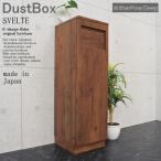 ショッピングダストbox ダストBOX ダストボックス ゴミ箱 ごみ箱 45リットル スリム 分別 オフィス 店舗 SVELTE ウィザーパイン ディープ ed000007 日本製 edk-9244845s1 送料無料