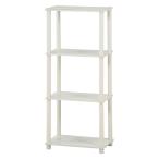  открытый подставка 4 уровень дуб WH дуб белый сборка товар W470×D290×H1110mm 5.2kg fj-52480 бесплатная доставка Северная Европа современный мебель интерьер натуральный вкус новая жизнь 