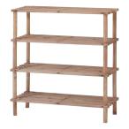  мульти- свободный обувь подставка 4 уровень Brown ширина 630× глубина 265× высота 670 fj-89980 бесплатная доставка Северная Европа современный мебель интерьер натуральный вкус новый жизнь мужской s