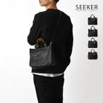 ミニショルダーバッグ メンズ 縦型 2way ミニトートバッグ バイカラー 小さめ ブランド バッグ 本革 軽量 斜め掛け ショルダーバッグ  SEEKER skb-pl04