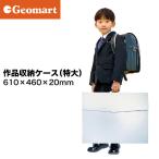 【在庫限りセール特価】段ボール製作品収納ケース 特大サイズ 610×460×20mm 白無地
