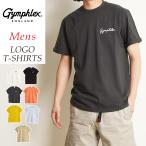 セール5%OFF Gymphlex ジムフレックス 折り返し袖 刺繍 ロゴ 半袖 Tシャツ メンズ 無地 ロールアップ カットソー J-1155CH