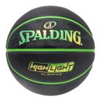 SPALDING ( Spalding ) баскетбол высокий свет Raver черный × зеленый 7 номер лампочка 85-151J