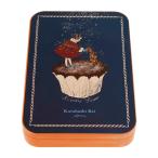  Gakken стойка полный .. палочки для еды .. в жестяной банке открытка темно-синий D09511