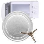レンジ台 電子レンジ レンジ用丸皿 ターンテーブル 245mm 270mm 315mm 電子レンジ 付属品 ガラス 交換用、回転テーブル ユニバーサル、オーブンレンジ フラット