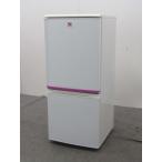 中古 シャープ 冷凍冷蔵庫 エディオンオリジナルモデル SJ-14E8-KP 137L 2ドア キーワードピンク 2012年製