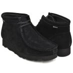 ショッピングクラークス [5/13 0:00まで★50時間限定セール]Clarks WALLABEE BOOT GTX 【クラークス ワラビー ブーツ ジーティーエックス】 BLACK SUEDE (WIDTH:G)