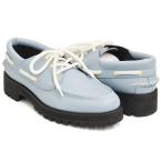 TOMOTAKA ONOZAKI FAT LACE DECK SHOES [tomotakaono The kifato гонки deck shoes ] LIGHT BLUE LEATHER
