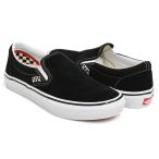 【並行輸入品】VANS SKATE SLIP-ON 【バンズ スケート スリッポン】  BLACK / WHITE
