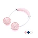 ネックファン 扇風機 首かけ ハンディ 卓上 長時間 静か USB 充電式 首掛け 肩掛け 強風 微風 軽量 折りたたみ 携帯扇風機 持ち歩